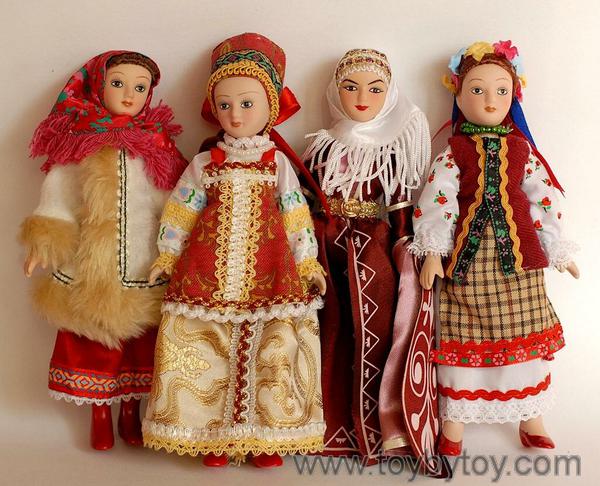 Национальные куклы россии