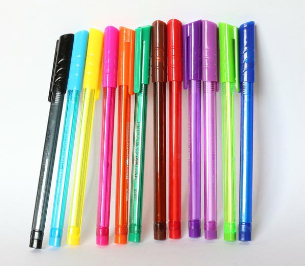 Цветные шариковые ручки