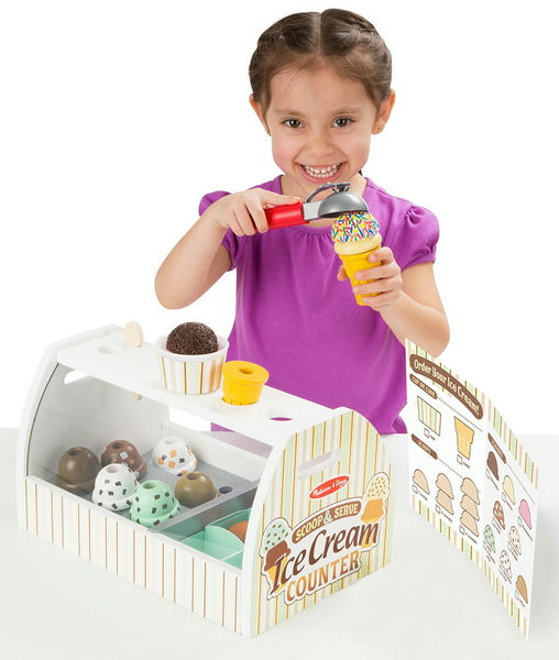 melissa & doug scoop and serve ice cream counter