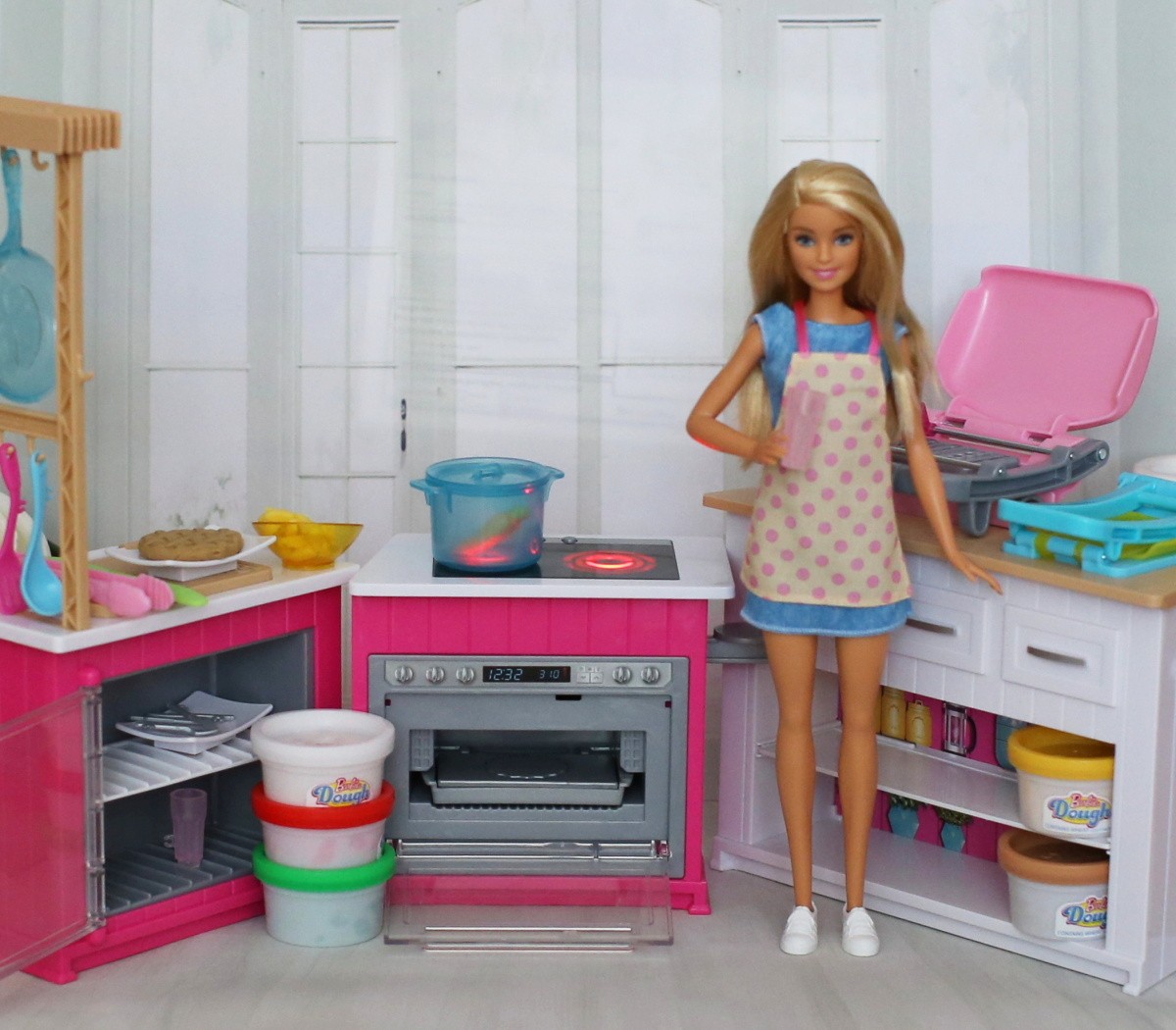 Супер кухня Барби (с куклой!): подробный обзор набора мечты! 