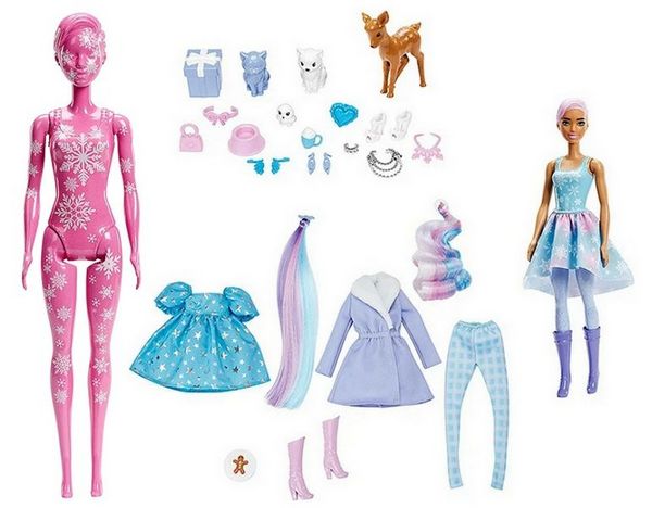 Barbie Color Reveal Advent Calendar, на Новый 2023 год