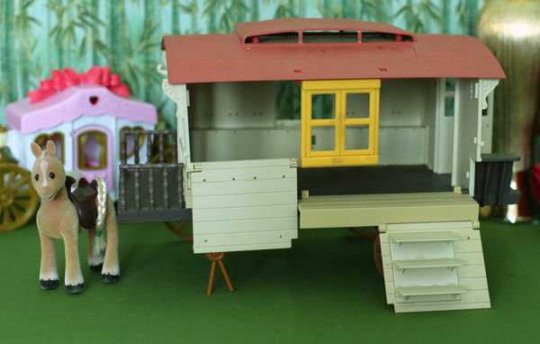 Sylvanian caravan and best sale pony